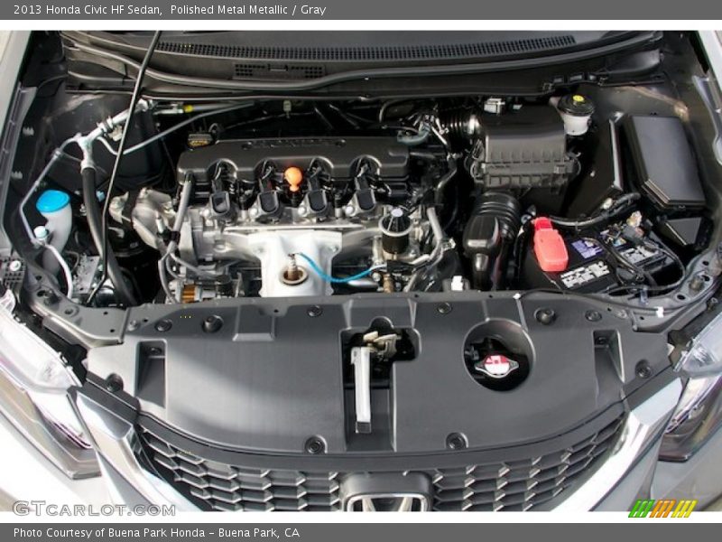 Polished Metal Metallic / Gray 2013 Honda Civic HF Sedan