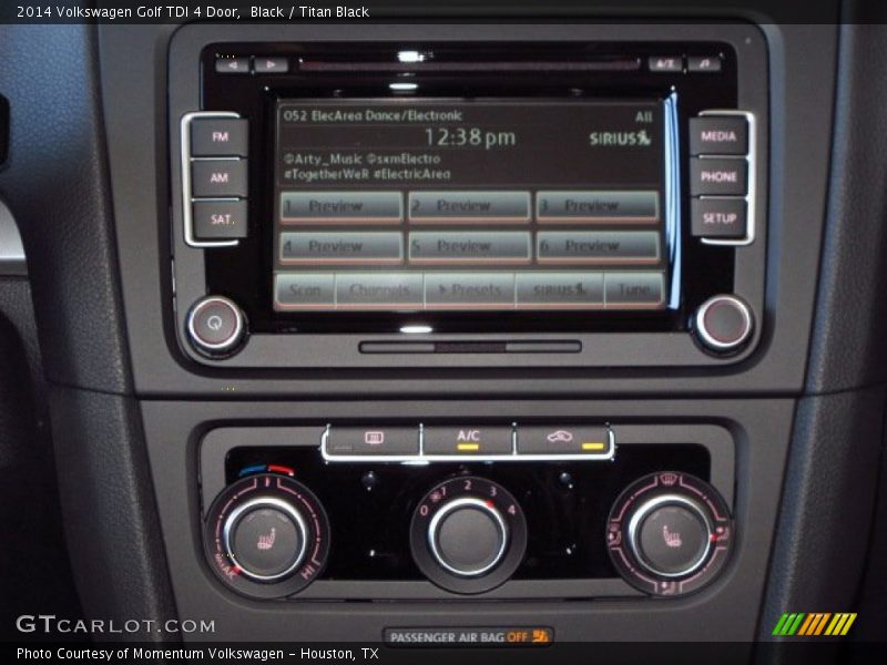 Black / Titan Black 2014 Volkswagen Golf TDI 4 Door