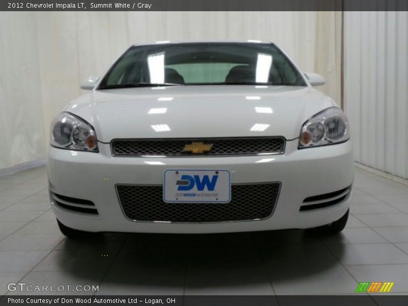 Summit White / Gray 2012 Chevrolet Impala LT