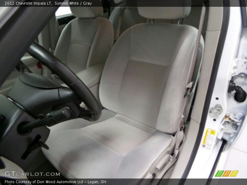 Summit White / Gray 2012 Chevrolet Impala LT