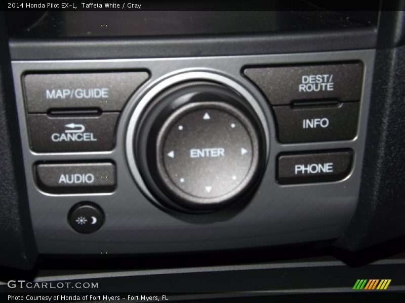 Taffeta White / Gray 2014 Honda Pilot EX-L