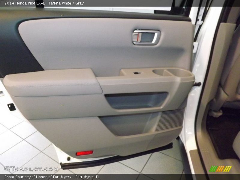 Taffeta White / Gray 2014 Honda Pilot EX-L