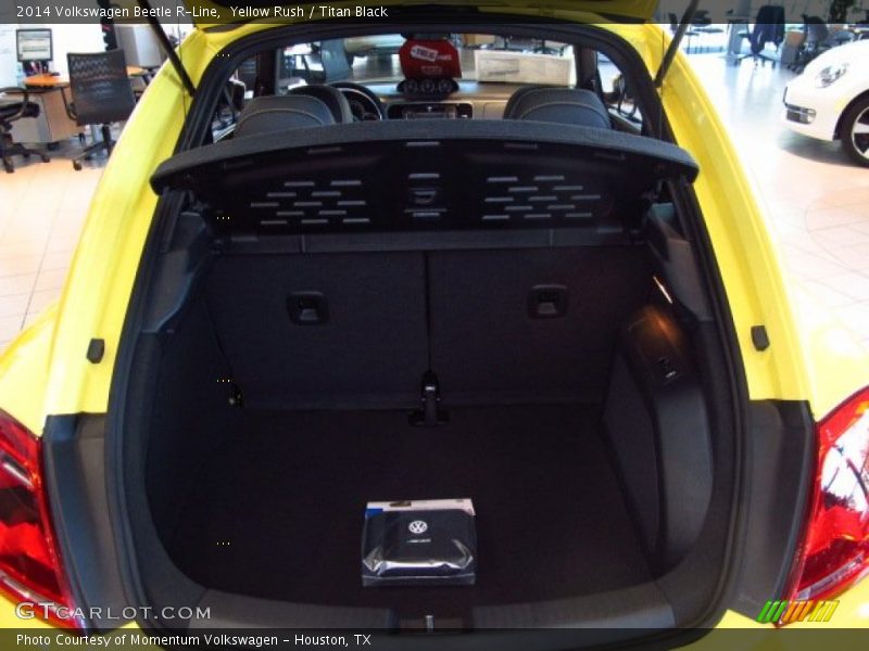 Yellow Rush / Titan Black 2014 Volkswagen Beetle R-Line