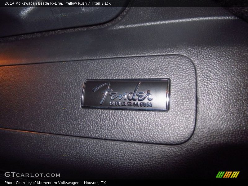 Yellow Rush / Titan Black 2014 Volkswagen Beetle R-Line