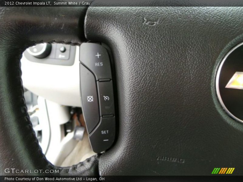 Summit White / Gray 2012 Chevrolet Impala LT