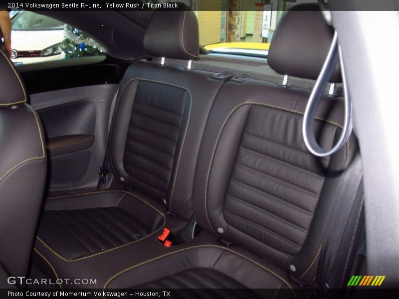 Yellow Rush / Titan Black 2014 Volkswagen Beetle R-Line