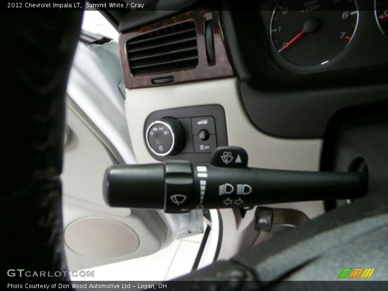 Summit White / Gray 2012 Chevrolet Impala LT