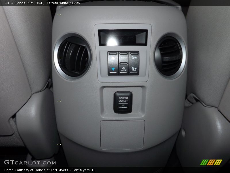 Taffeta White / Gray 2014 Honda Pilot EX-L