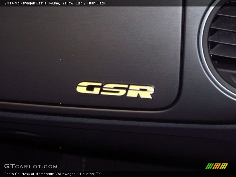 Yellow Rush / Titan Black 2014 Volkswagen Beetle R-Line