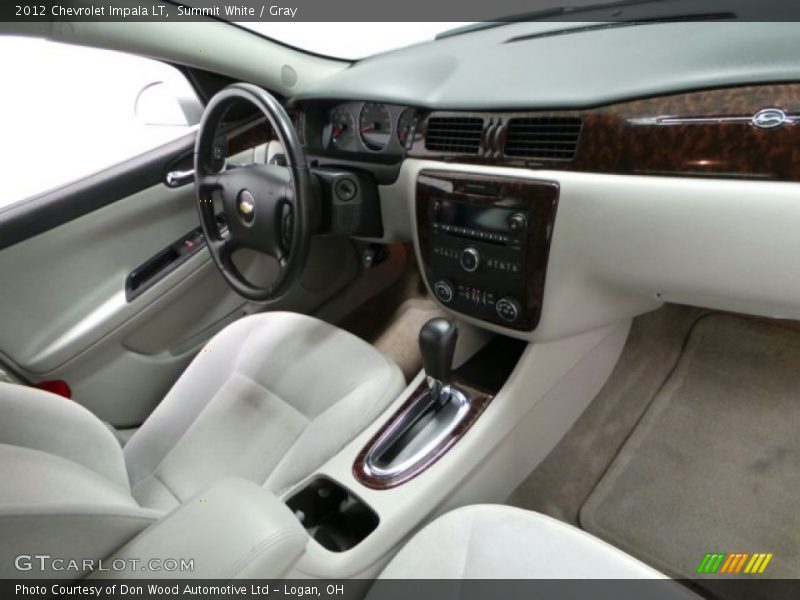 Summit White / Gray 2012 Chevrolet Impala LT