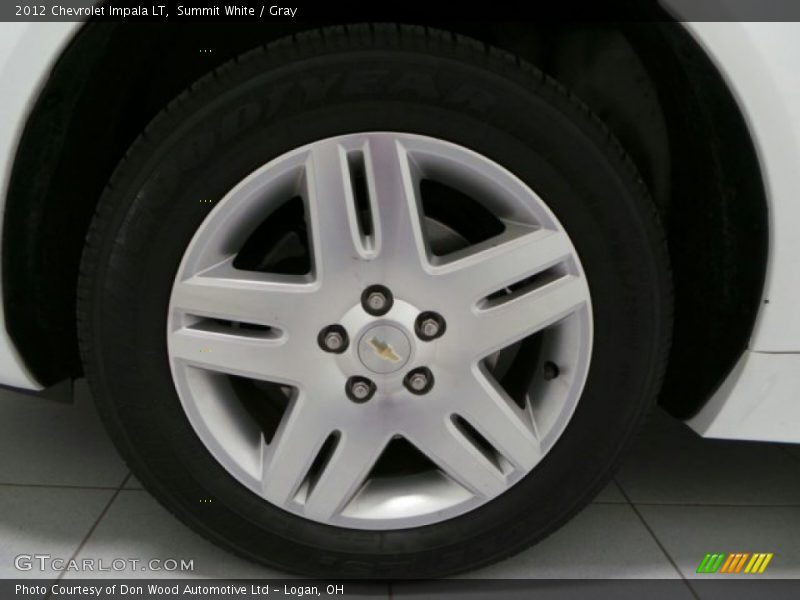 Summit White / Gray 2012 Chevrolet Impala LT