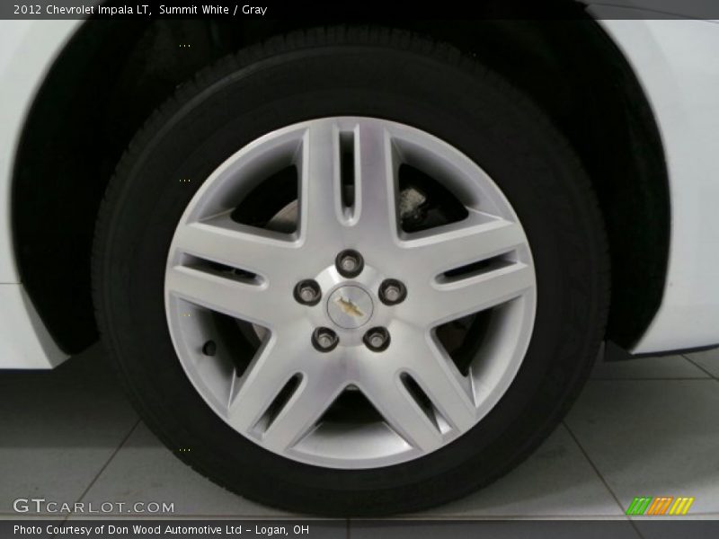 Summit White / Gray 2012 Chevrolet Impala LT