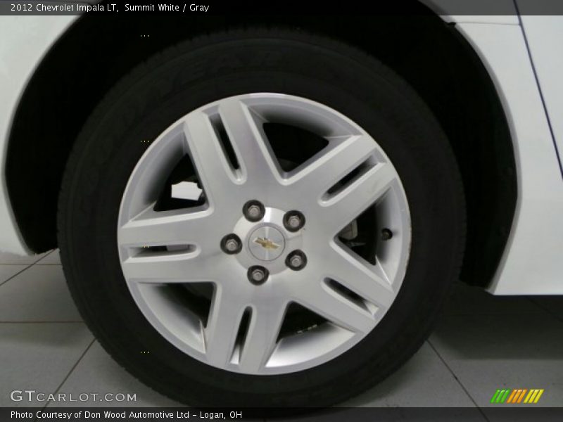Summit White / Gray 2012 Chevrolet Impala LT