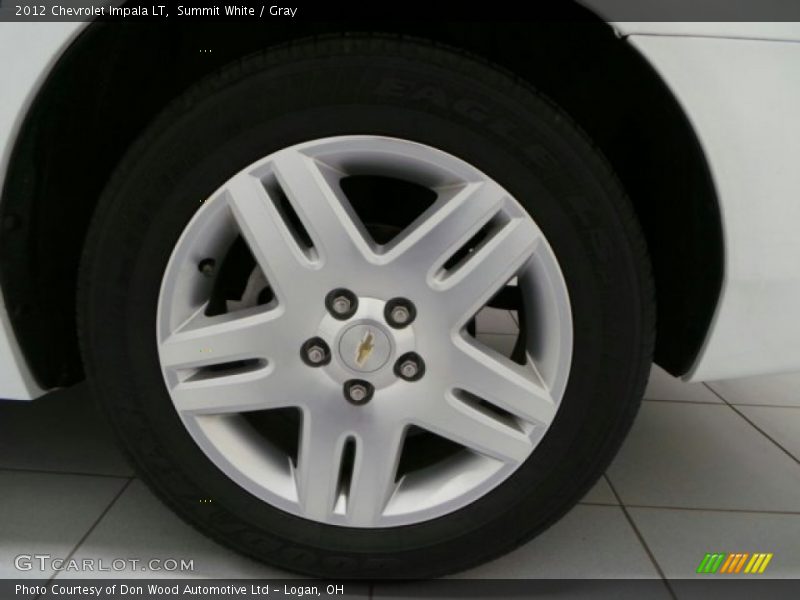 Summit White / Gray 2012 Chevrolet Impala LT