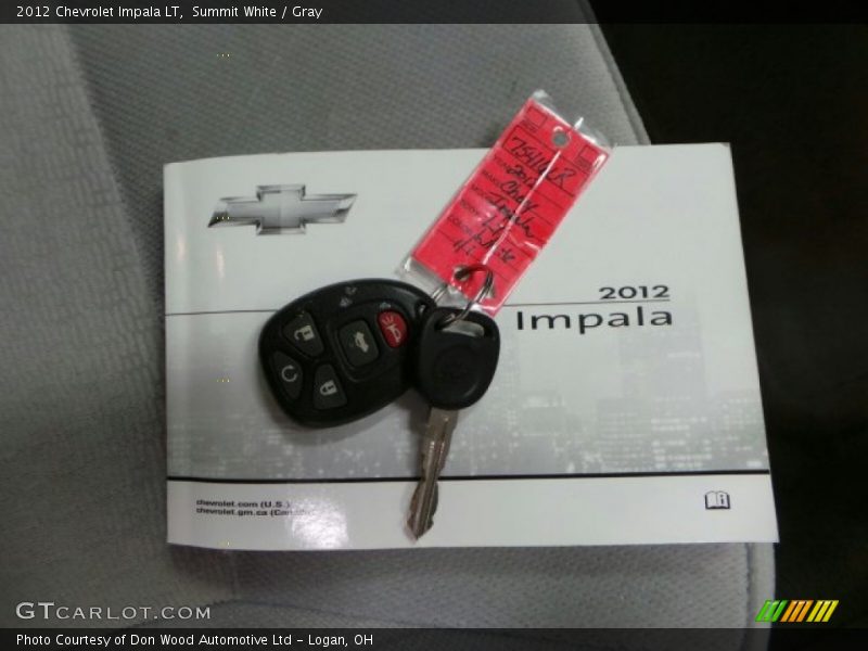 Summit White / Gray 2012 Chevrolet Impala LT