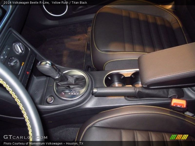 Yellow Rush / Titan Black 2014 Volkswagen Beetle R-Line