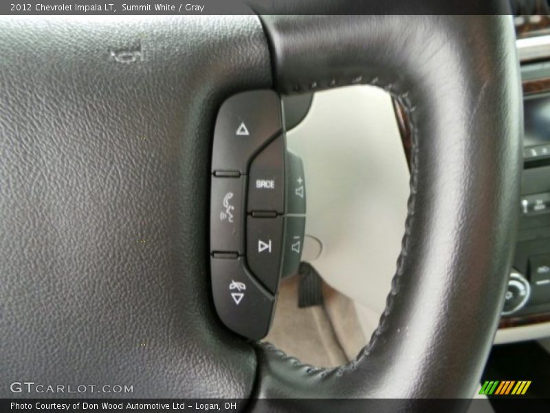 Summit White / Gray 2012 Chevrolet Impala LT