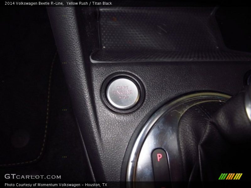 Yellow Rush / Titan Black 2014 Volkswagen Beetle R-Line
