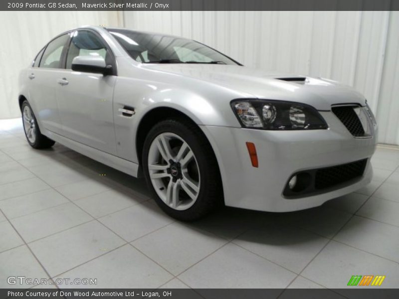 Maverick Silver Metallic / Onyx 2009 Pontiac G8 Sedan