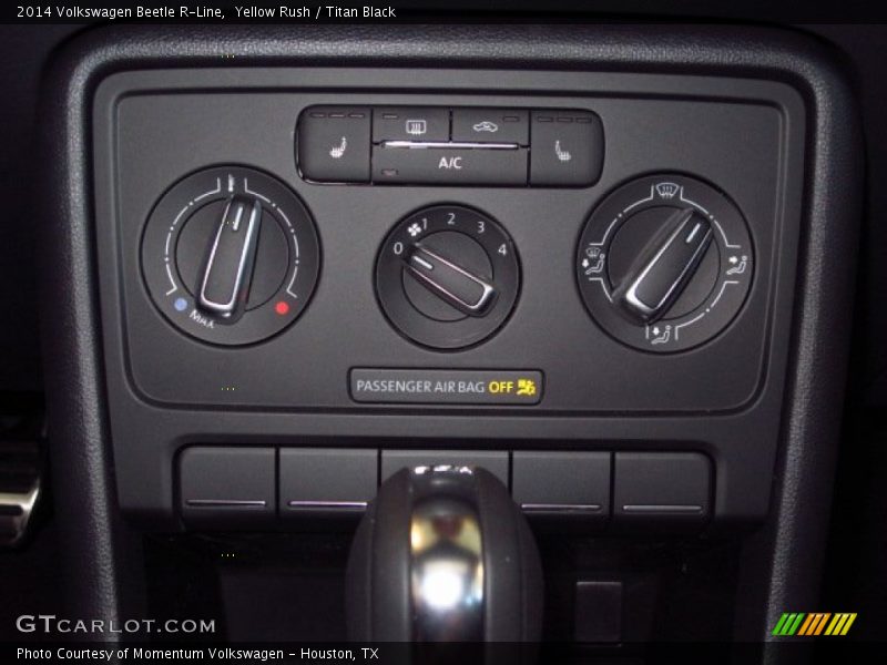 Yellow Rush / Titan Black 2014 Volkswagen Beetle R-Line