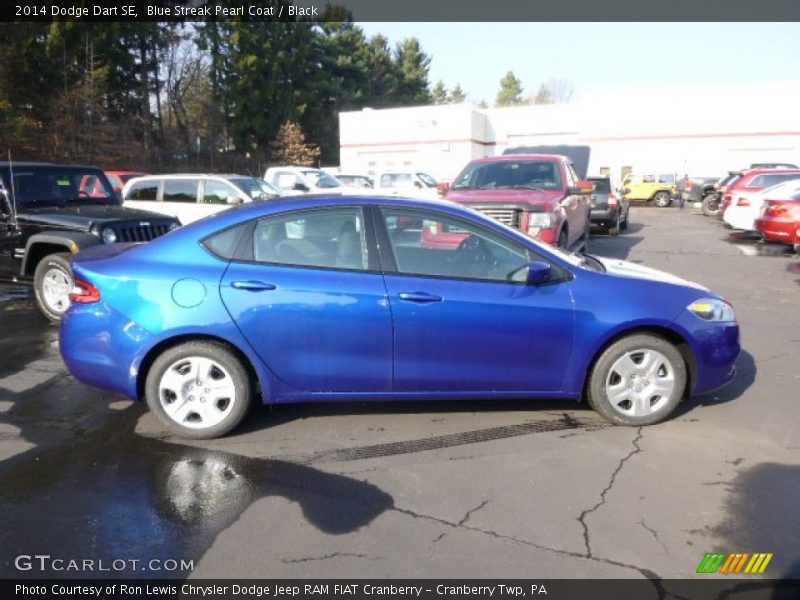  2014 Dart SE Blue Streak Pearl Coat