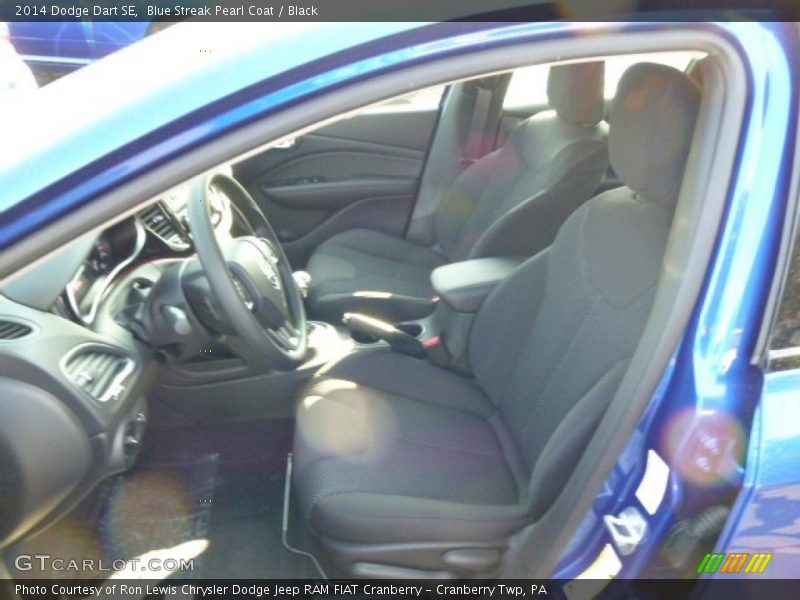 Front Seat of 2014 Dart SE