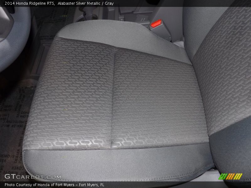 Alabaster Silver Metallic / Gray 2014 Honda Ridgeline RTS