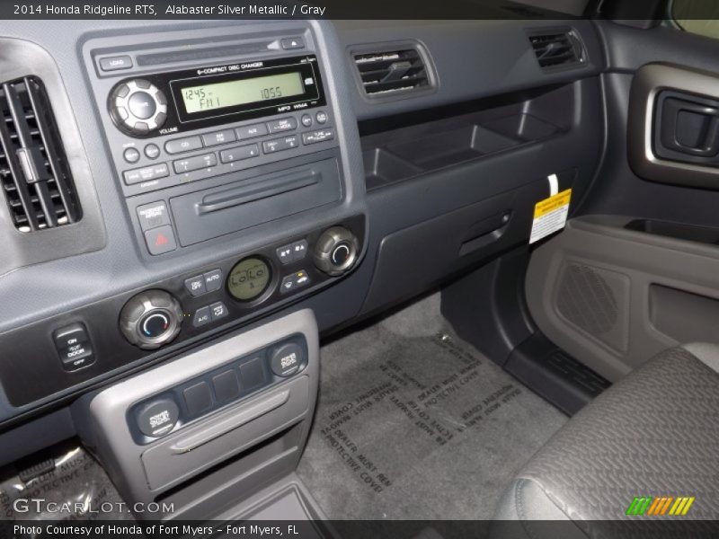 Alabaster Silver Metallic / Gray 2014 Honda Ridgeline RTS