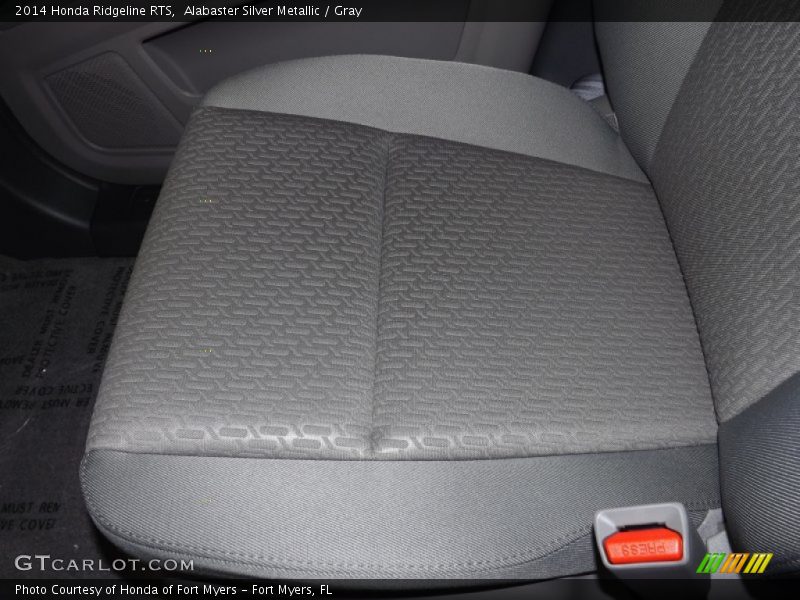 Alabaster Silver Metallic / Gray 2014 Honda Ridgeline RTS