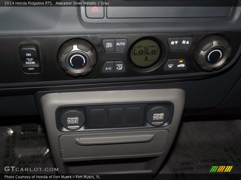 Alabaster Silver Metallic / Gray 2014 Honda Ridgeline RTS