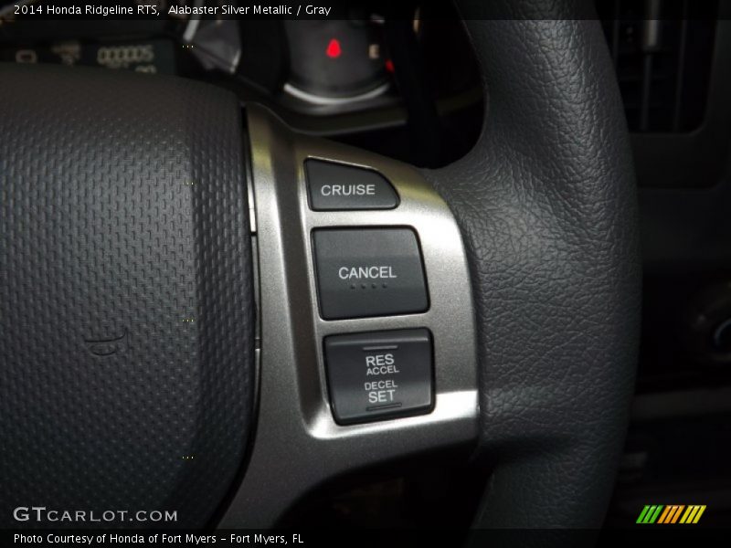 Alabaster Silver Metallic / Gray 2014 Honda Ridgeline RTS