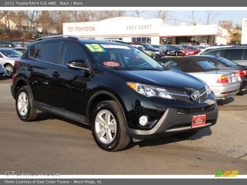 Black / Black 2013 Toyota RAV4 XLE AWD