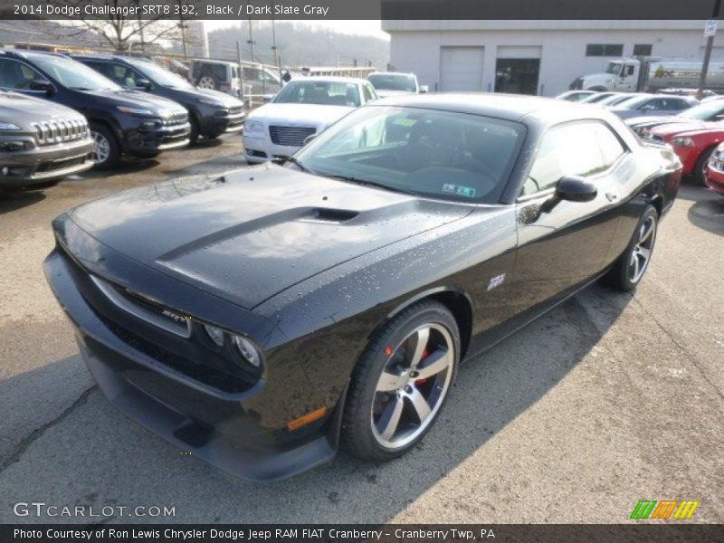 Black / Dark Slate Gray 2014 Dodge Challenger SRT8 392