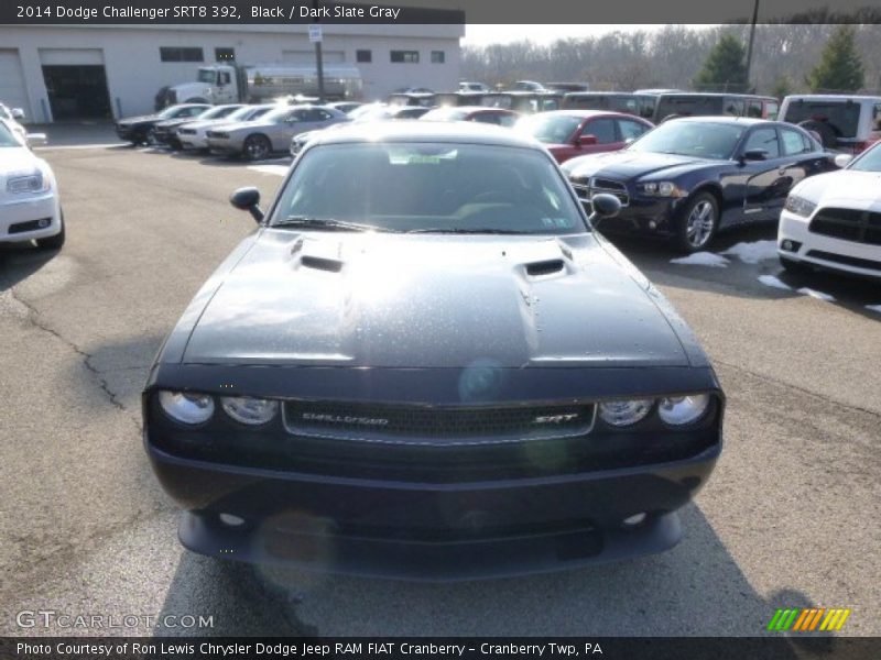 Black / Dark Slate Gray 2014 Dodge Challenger SRT8 392