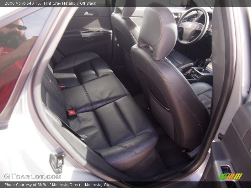 Flint Gray Metallic / Off Black 2006 Volvo S40 T5