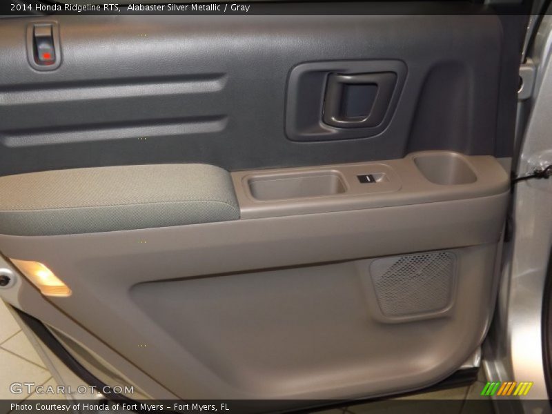 Alabaster Silver Metallic / Gray 2014 Honda Ridgeline RTS