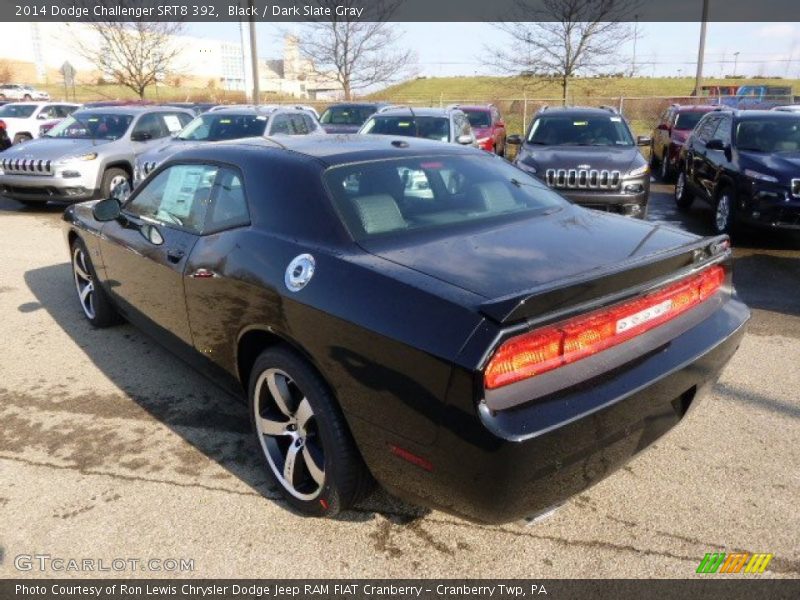 Black / Dark Slate Gray 2014 Dodge Challenger SRT8 392