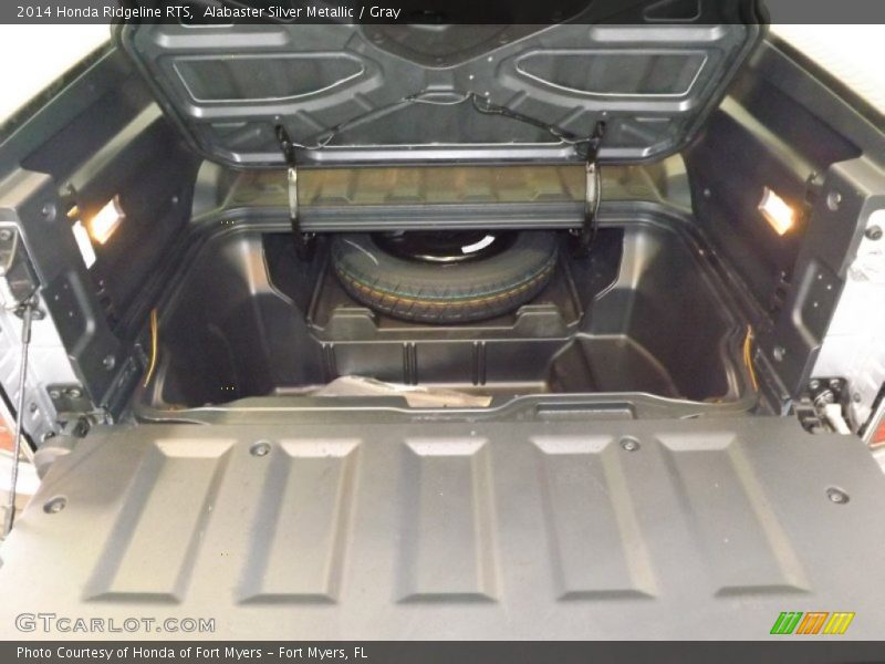 Alabaster Silver Metallic / Gray 2014 Honda Ridgeline RTS
