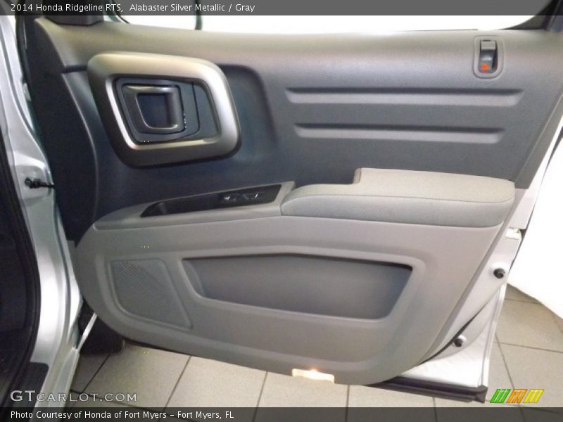 Alabaster Silver Metallic / Gray 2014 Honda Ridgeline RTS