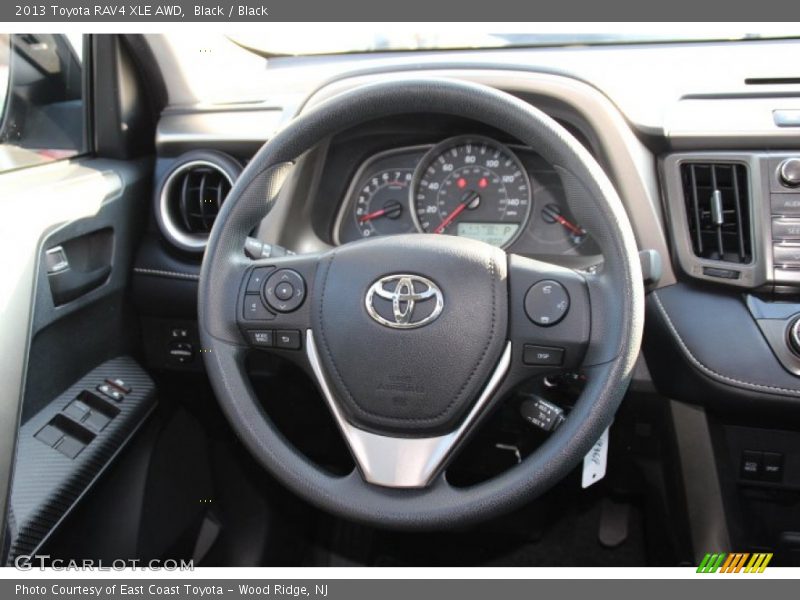 Black / Black 2013 Toyota RAV4 XLE AWD