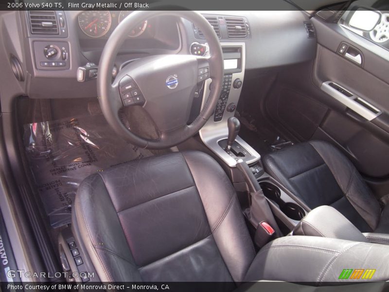 Flint Gray Metallic / Off Black 2006 Volvo S40 T5