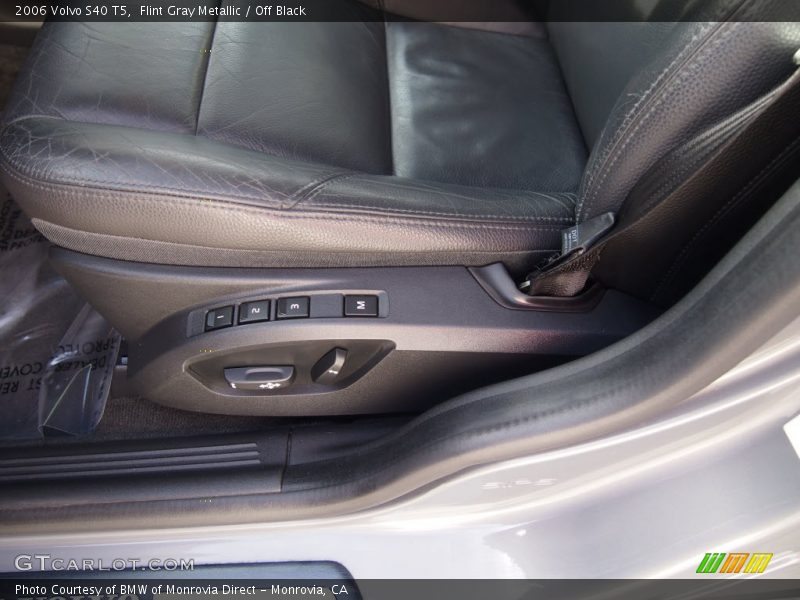 Flint Gray Metallic / Off Black 2006 Volvo S40 T5