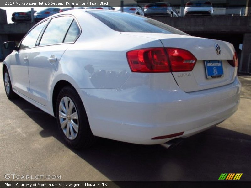 Pure White / Titan Black 2014 Volkswagen Jetta S Sedan