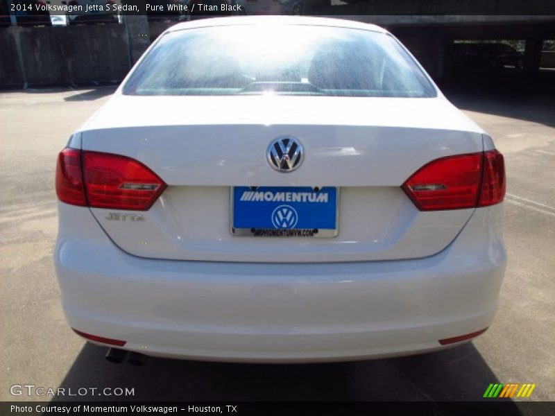 Pure White / Titan Black 2014 Volkswagen Jetta S Sedan