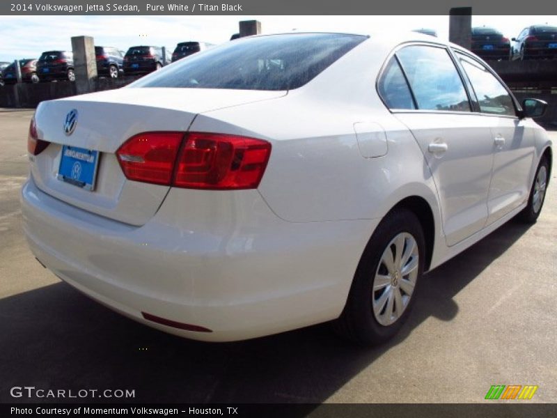 Pure White / Titan Black 2014 Volkswagen Jetta S Sedan