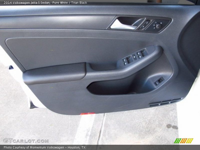 Pure White / Titan Black 2014 Volkswagen Jetta S Sedan