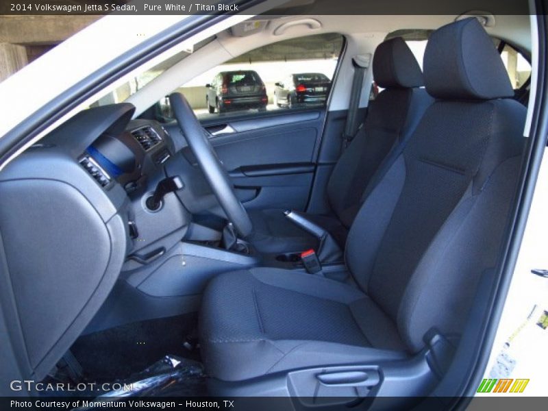 Pure White / Titan Black 2014 Volkswagen Jetta S Sedan