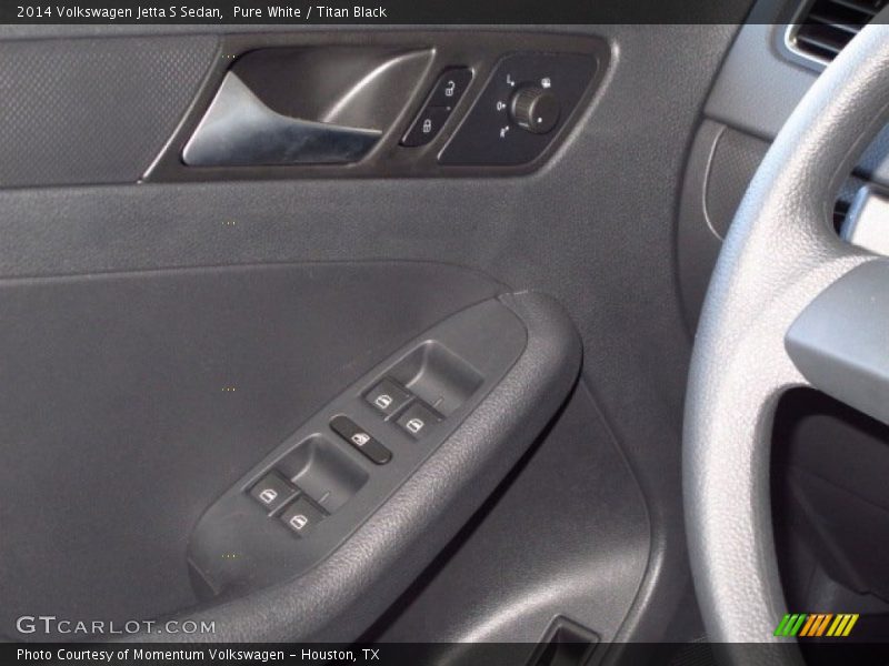 Pure White / Titan Black 2014 Volkswagen Jetta S Sedan