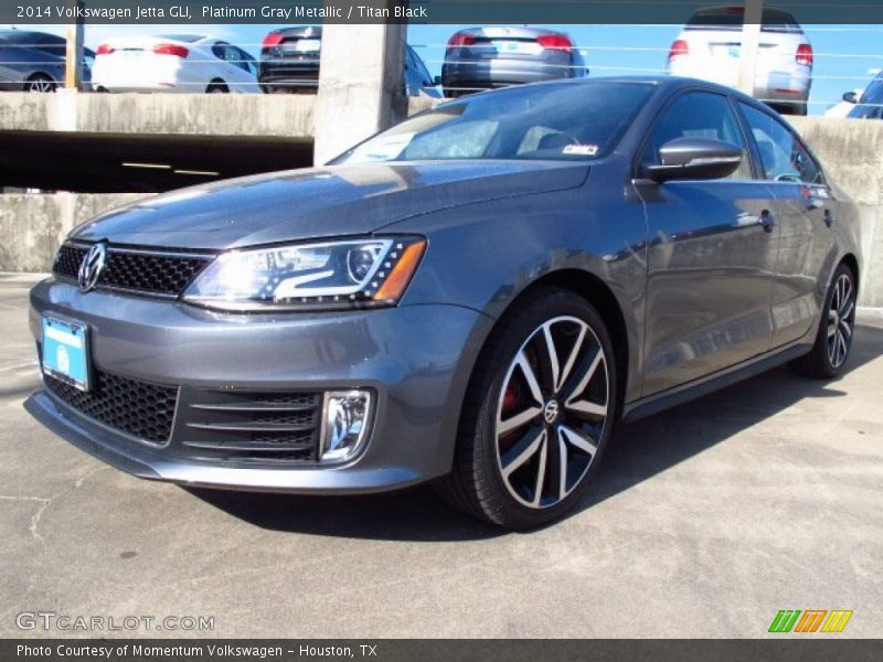 Platinum Gray Metallic / Titan Black 2014 Volkswagen Jetta GLI