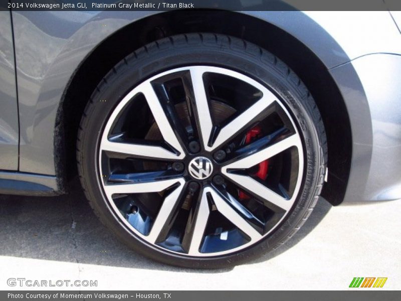 Platinum Gray Metallic / Titan Black 2014 Volkswagen Jetta GLI